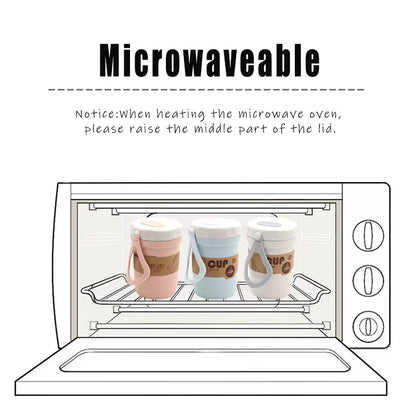 300Ml Soup Box Sealed Leakproof Kids Lunchbox Eco-Friendly round Food Container Meal Prep Bento Box Microwavable Lunch Boxes Hot