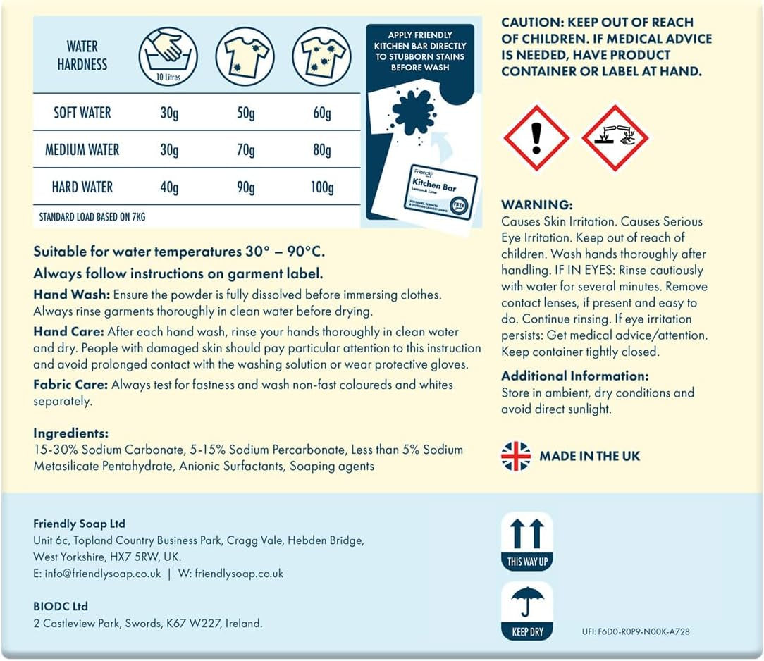 Laundry Powder - Eco-Nonj Bio 1.75Kg