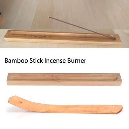 Incense Holder Useful Bamboo Material Stick Plate Fragrant Ware Stick Incense Burner Line Incense Burner Eco-Friendly
