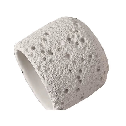 Eco-Friendly Candle Holder，Green Home Decor，Eco-Materials，Gift Item，Volcanic Rock-Inspired Design,Magnesium Clay,1Pc, Tealight