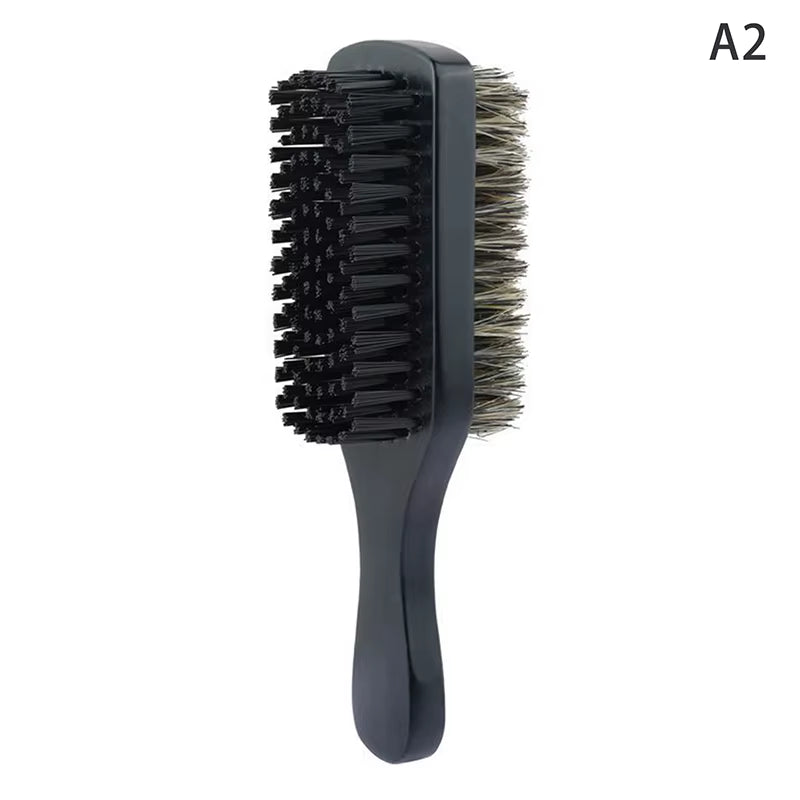 1PC Eco Friendly Boar Bristle Men'S Shaving Brush Portable Barber Natural Beard Brush for Facial Cleaning Mustache Tools